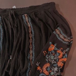 floral off-the-shoulder top